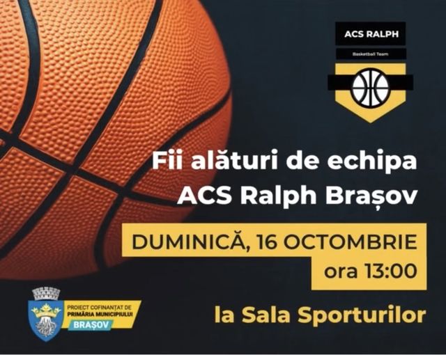 Mâine la ora 13.00, la Sala Sporturilor, e meci în Liga I de Baschet Masculin - Brașov