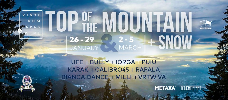 Top of the Mountain plus Snow VRTW la Cabana Postăvaru între 26 și 29 ianuarie 2023